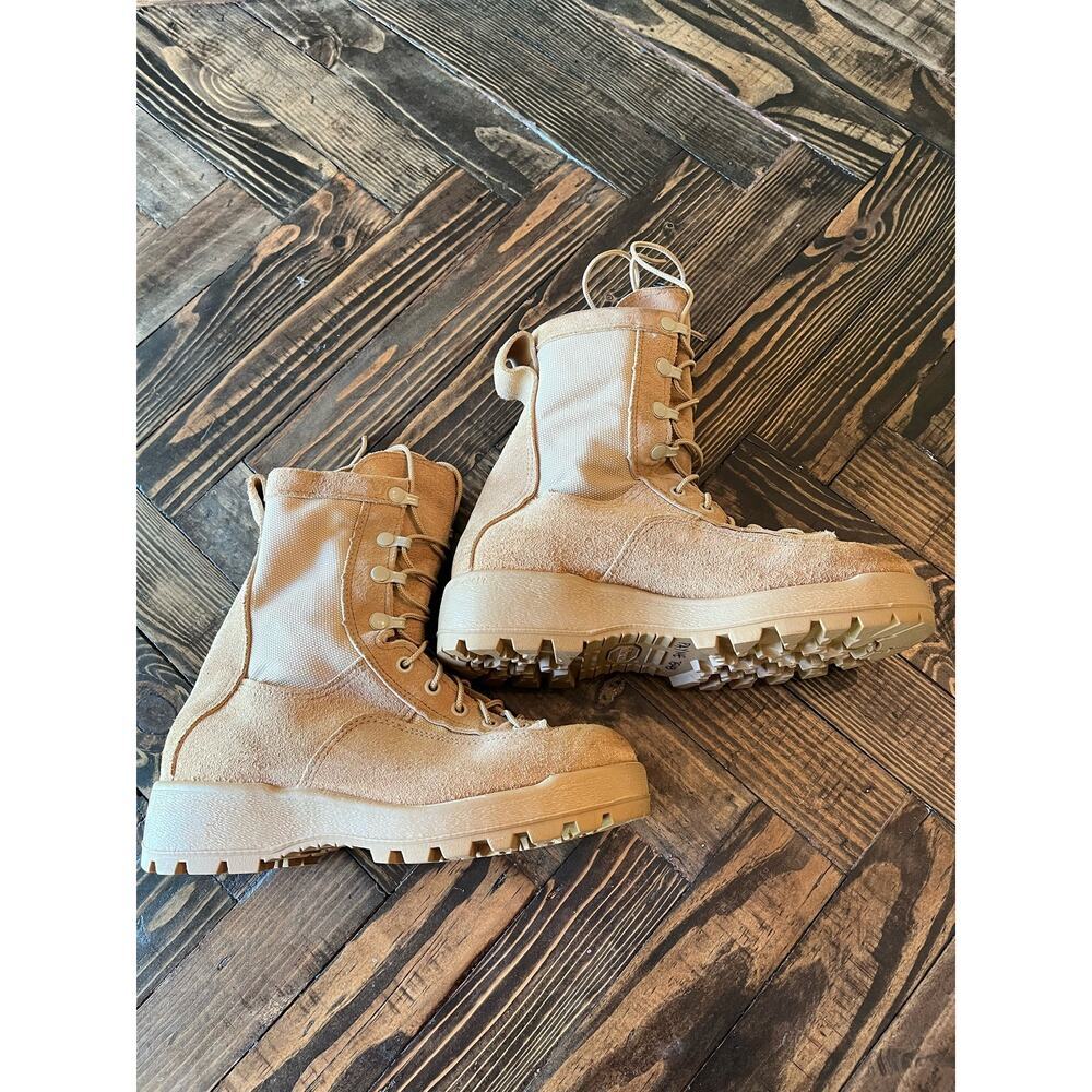 Women's Tan Combat & Moto Boots